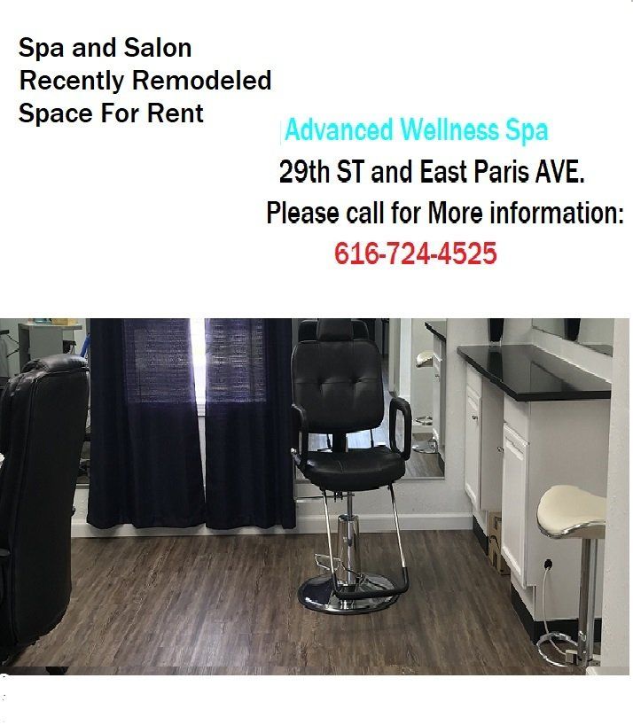 Spa and Salon Space For Rent