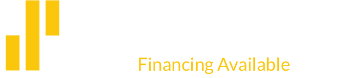 A logo featuring three vertical yellow bars of varying heights next to the text