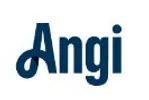 Angi logo in blue text.