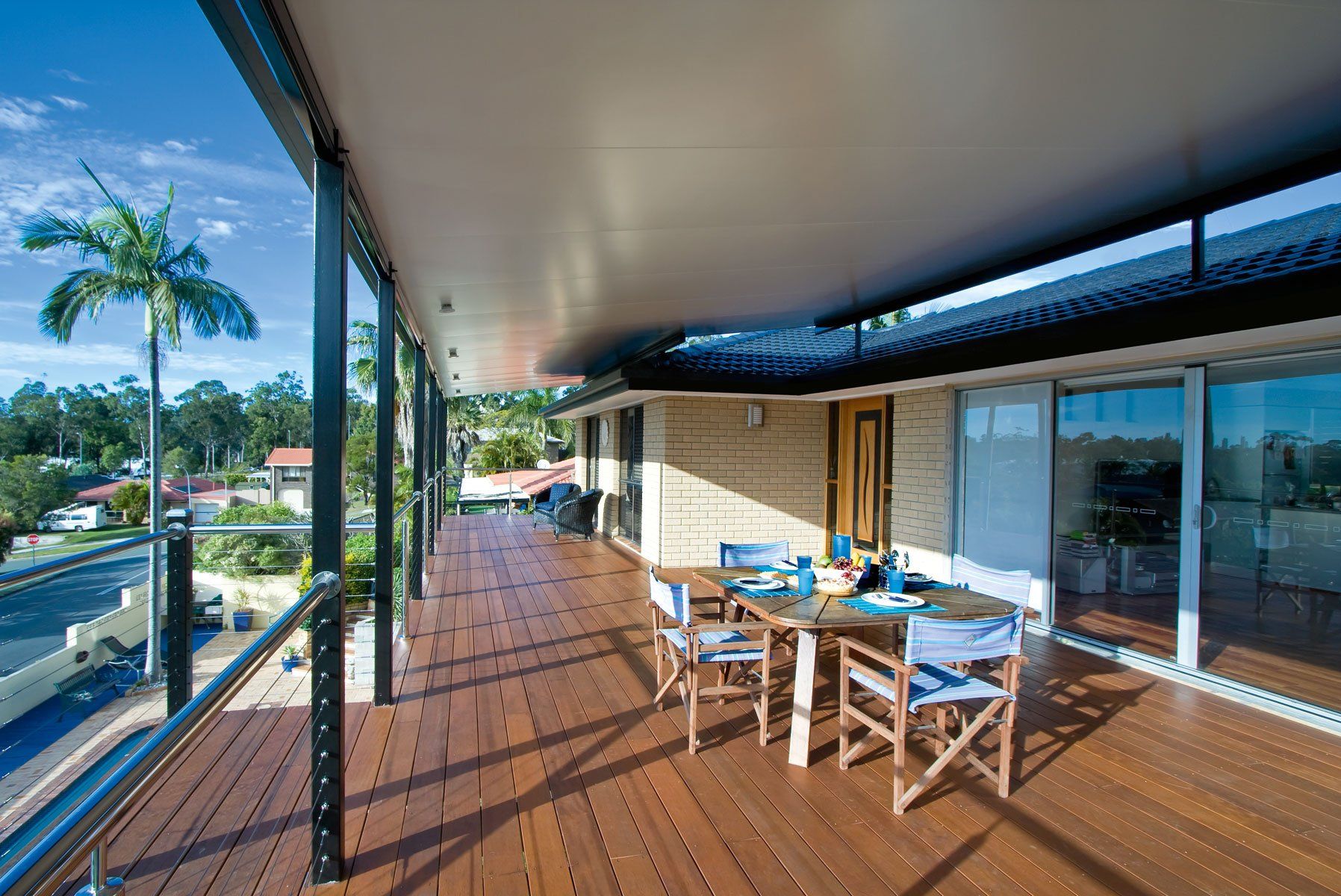 Luxury Villa Patio From Wood — Patio Builders In Toowoomba, QLD