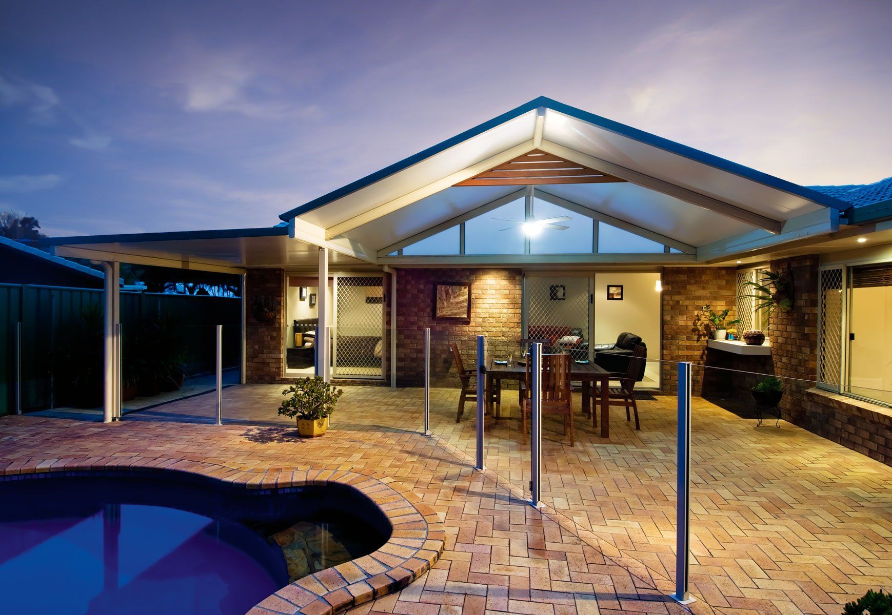 Rear Yard Concrete Patio — Patio Builders In Toowoomba, QLD
