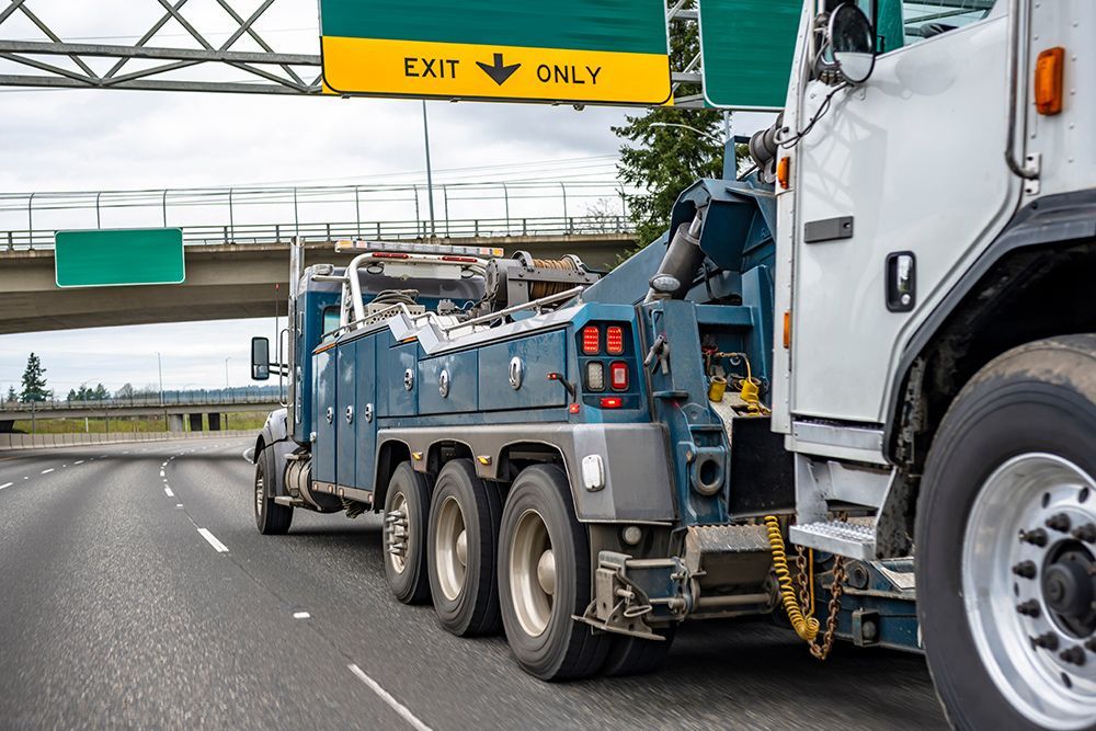Towing Heavy Truck