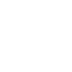 A drawing of a house with a pointed roof on a white background.