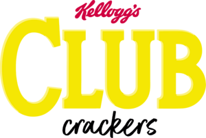 Kellogg 's club crackers logo on a white background