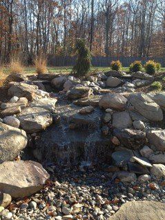 Rock Waterfall - Landscaping in Dulles, VA