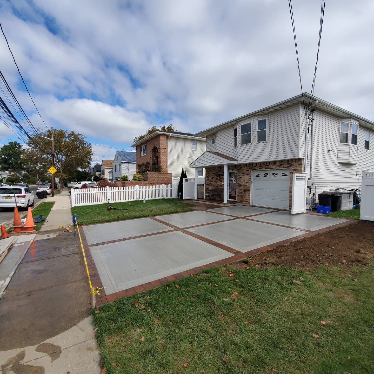 After Driveway Construction