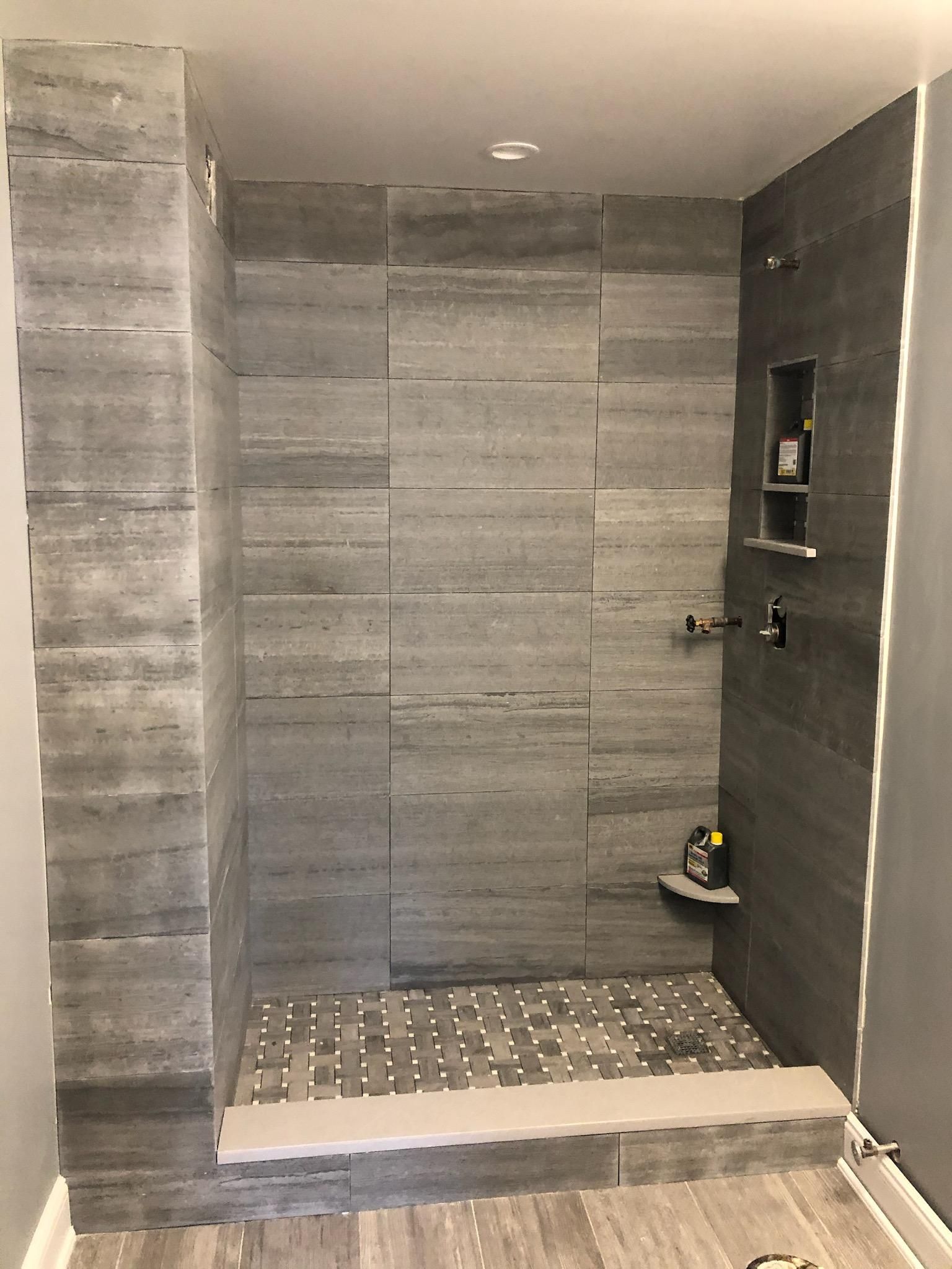 Gray Themed Bathroom