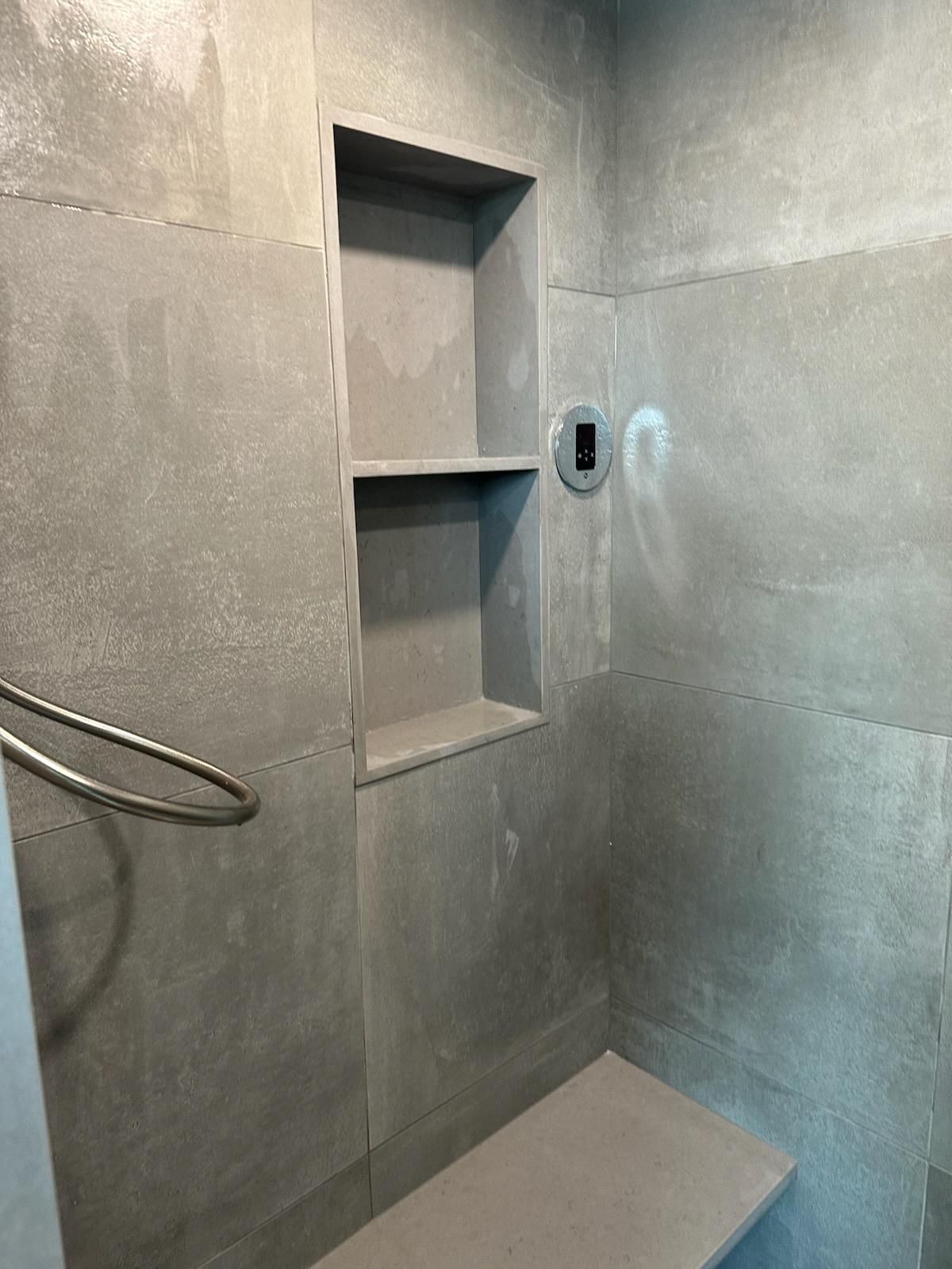 Renovated Bathroom Wall