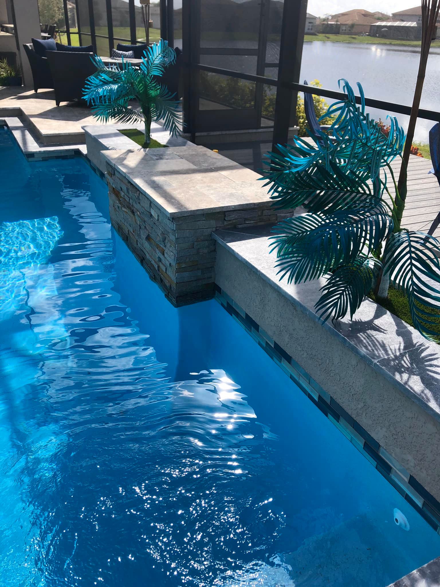 Blue Pool | Wesley Chapel, FL | Calta's Clear Pools