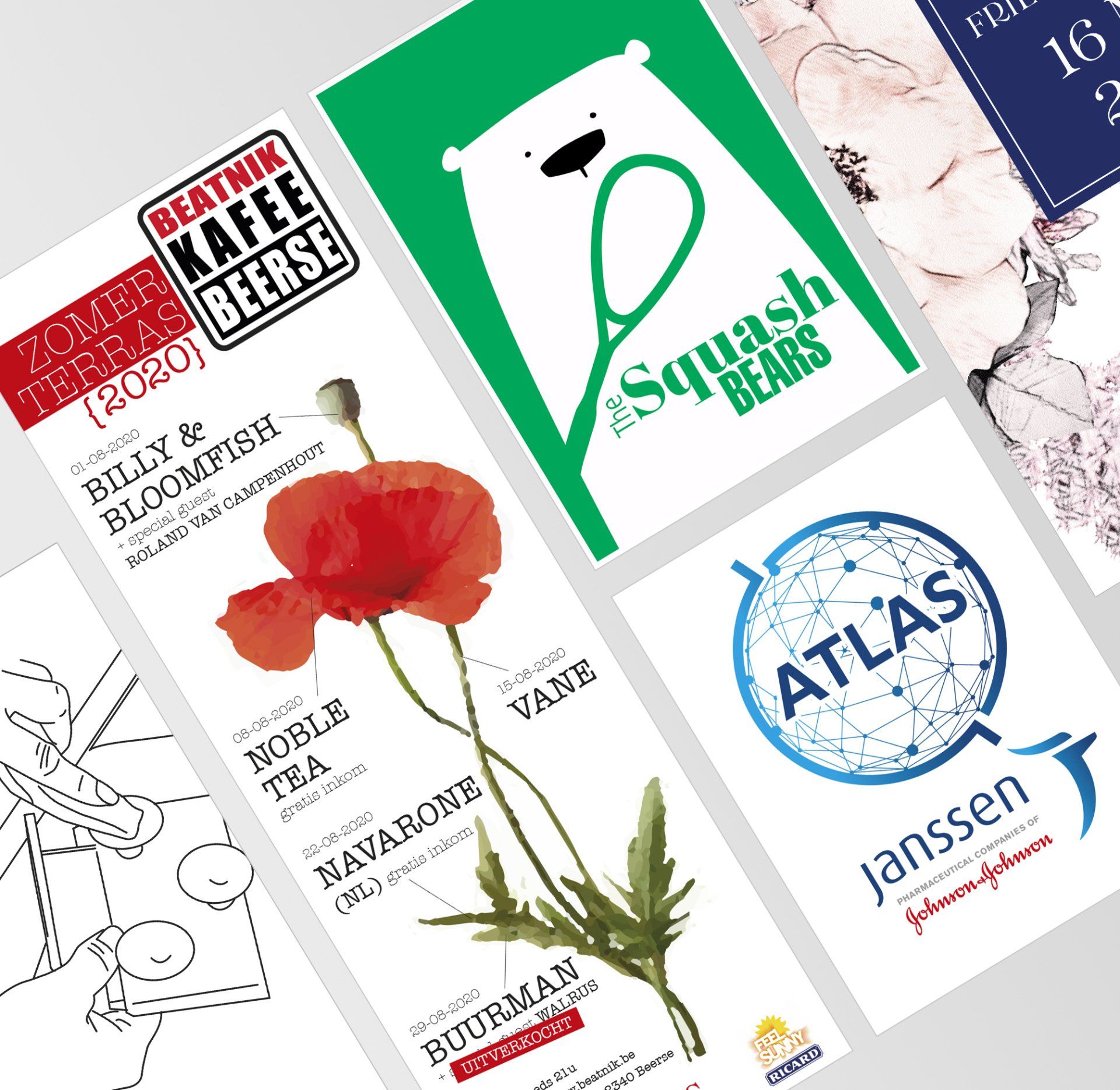 logo ontwerp en illustratie