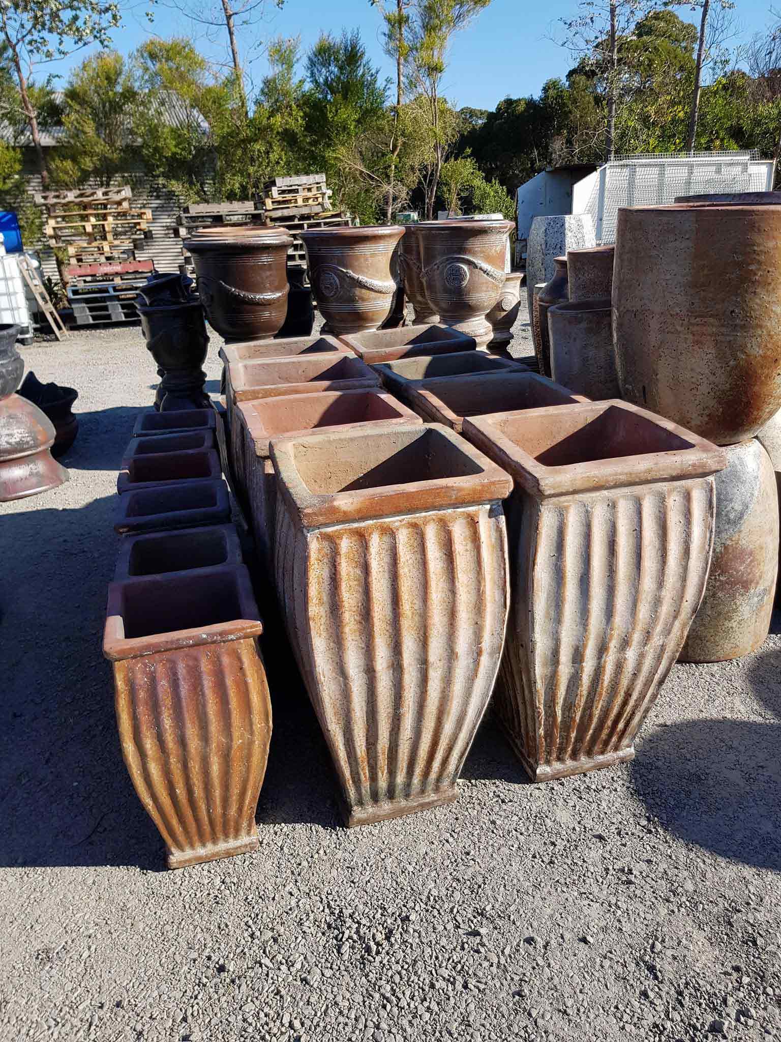 Square pots