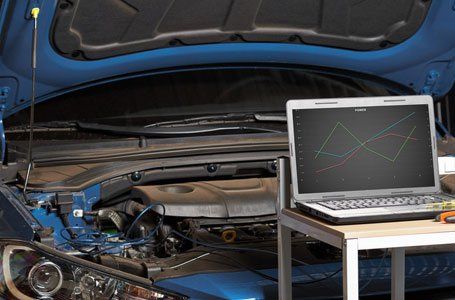 digital engine diagnostics for a car