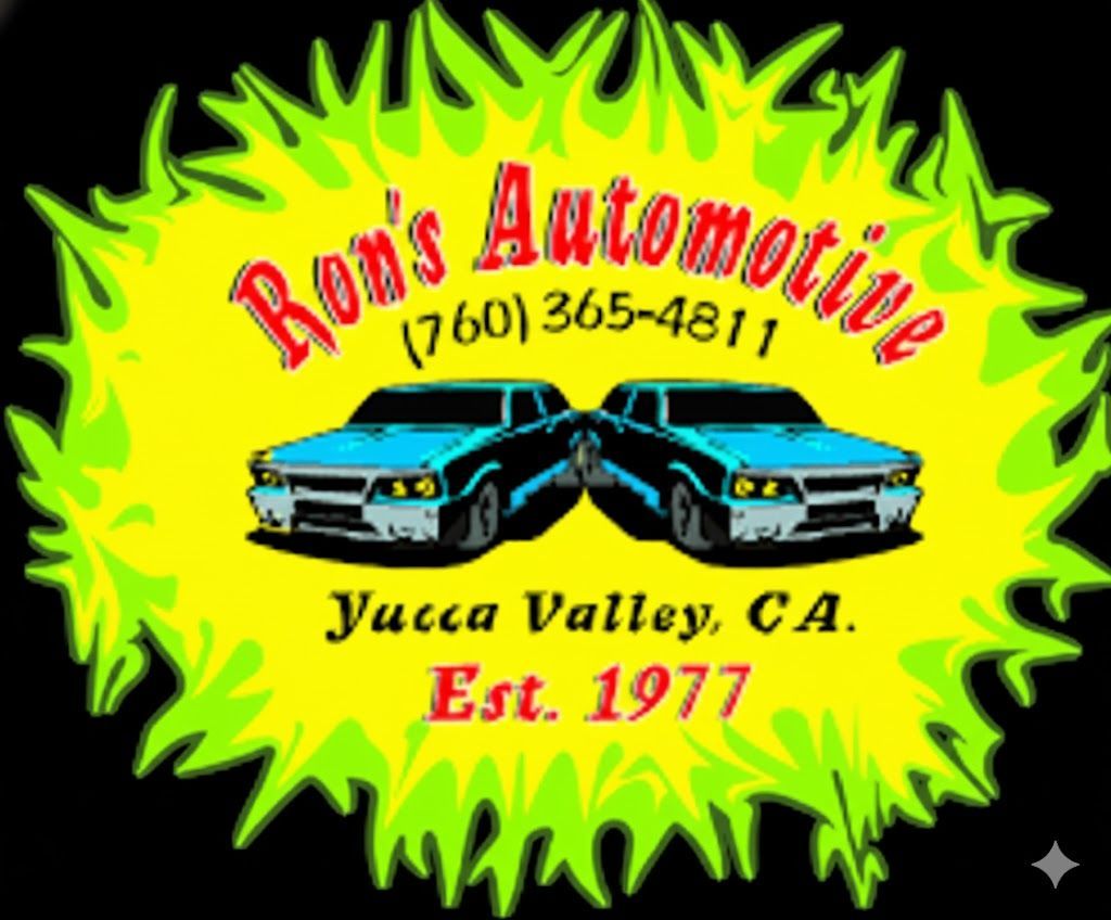 logo for ron's automotive