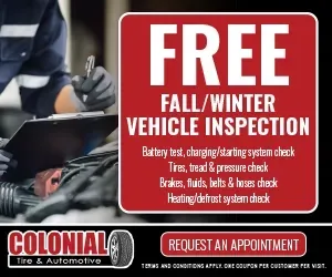 Colonial Tire & Automotive - FREE FALL/WINTER VEHICLE INSPECTION