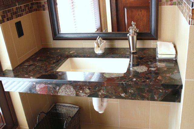 Elegant Marble Sink Counter Top — Hilliard, OH — Perrotta's Marble & Granite