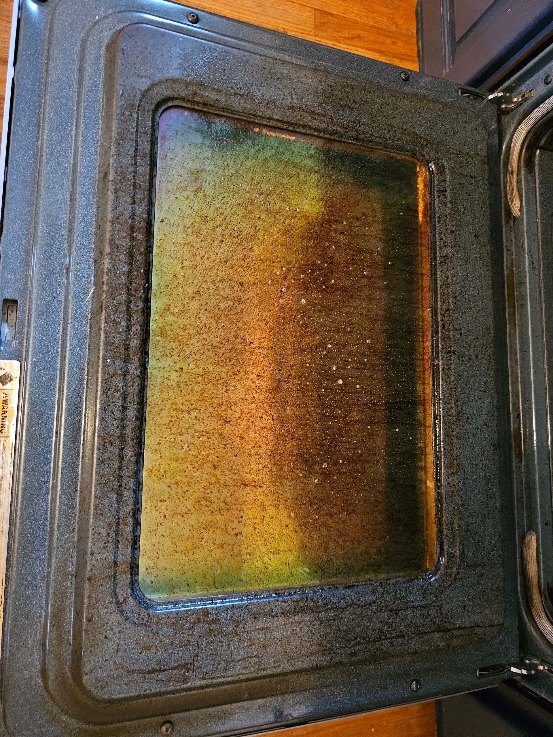 Dirty oven door — Lafayette, OR — Natural Clean