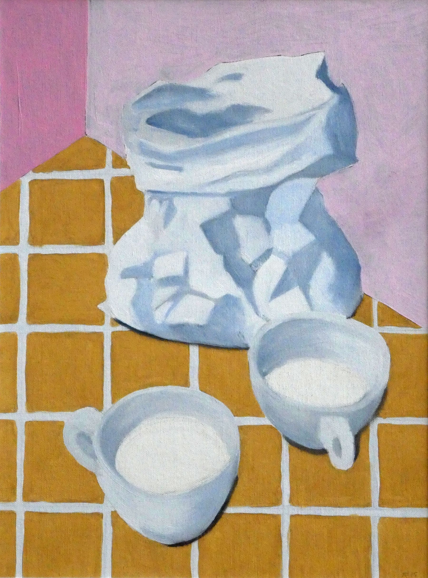 Andrea Friedli, schilderij, malerei, kunst, illustratie, illustration, art, olieverfschilderij van een stilleven