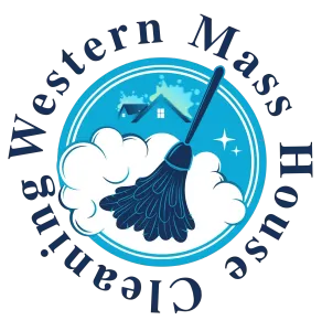 A logo for a cleaning company called  Western Mass House Cleaning