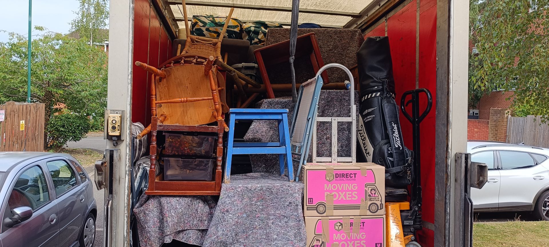 From storage to garage move. 