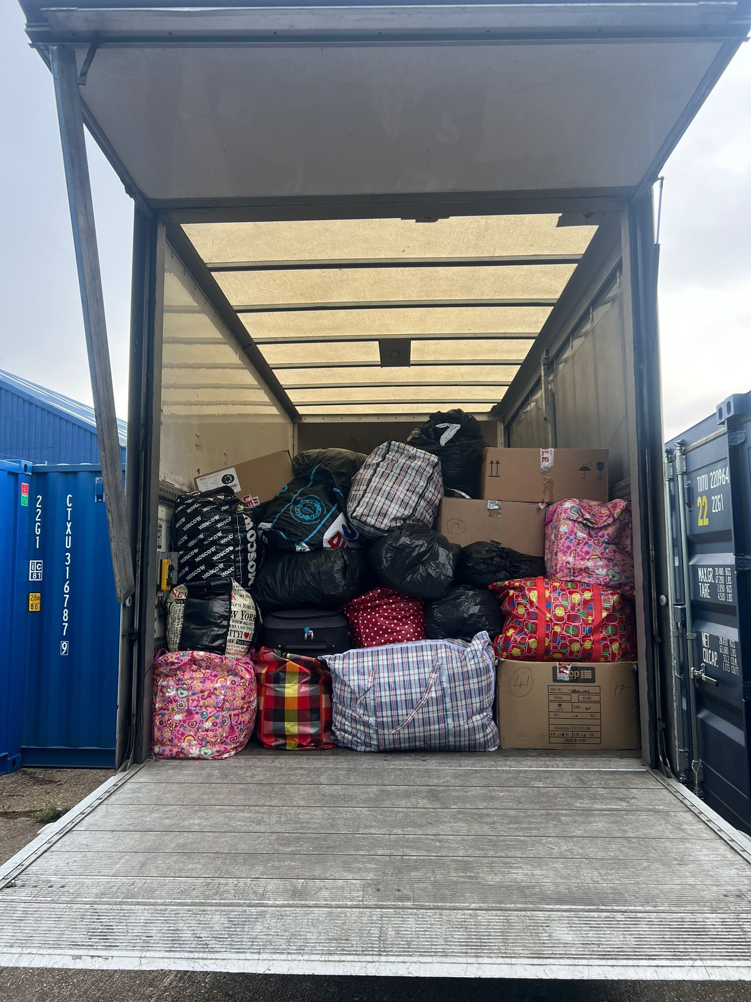 Storage to flat move.