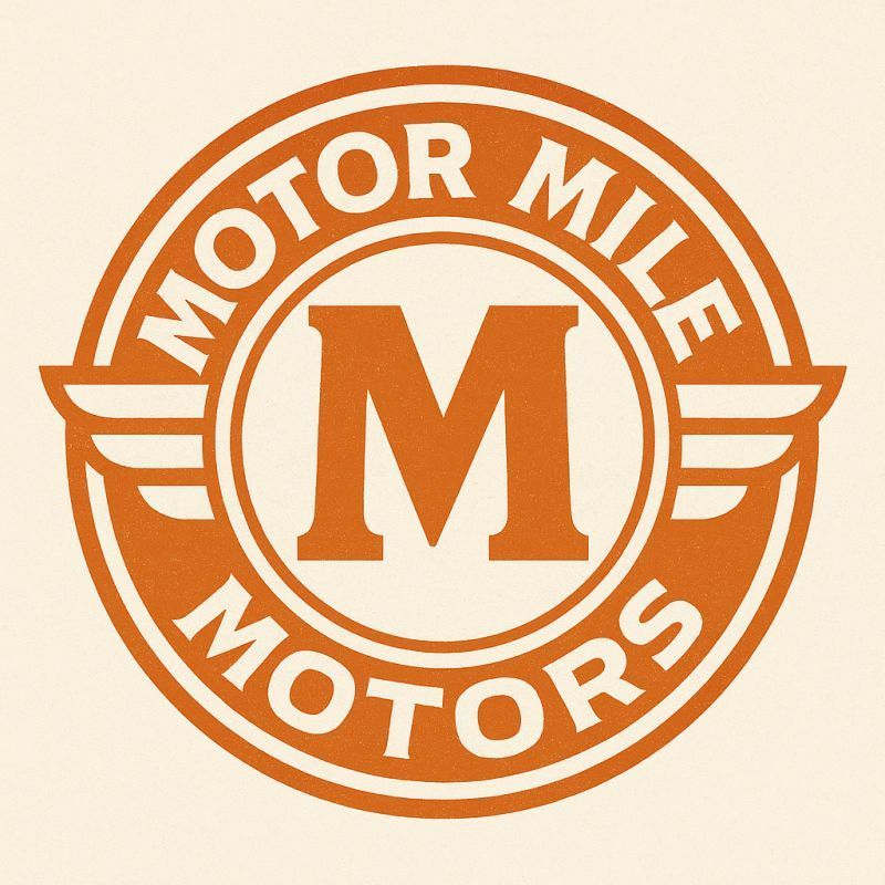 Orange circular logo: 