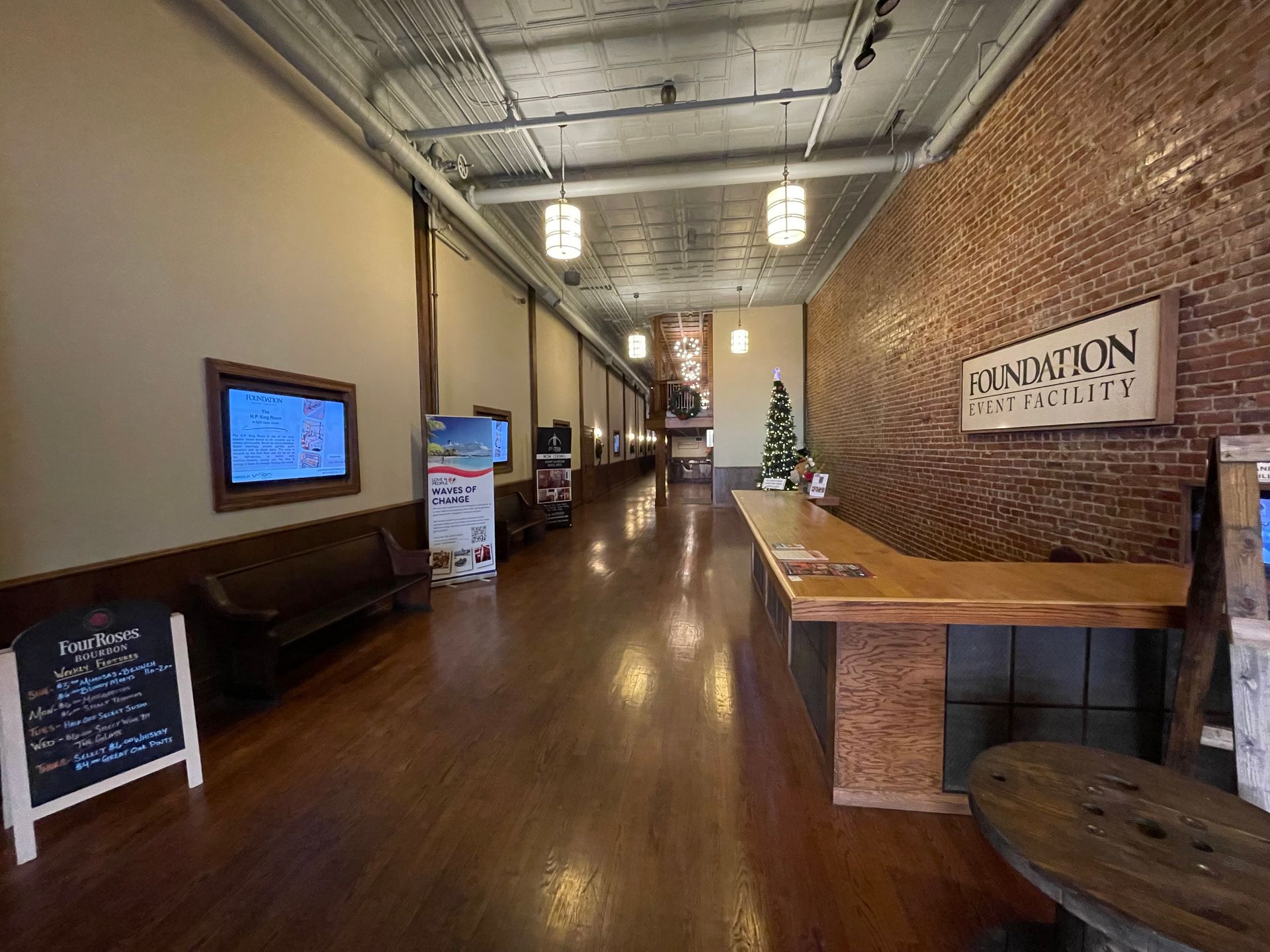 Entrance Walway to Foundation Event Facility and 620 State Street Restaurant