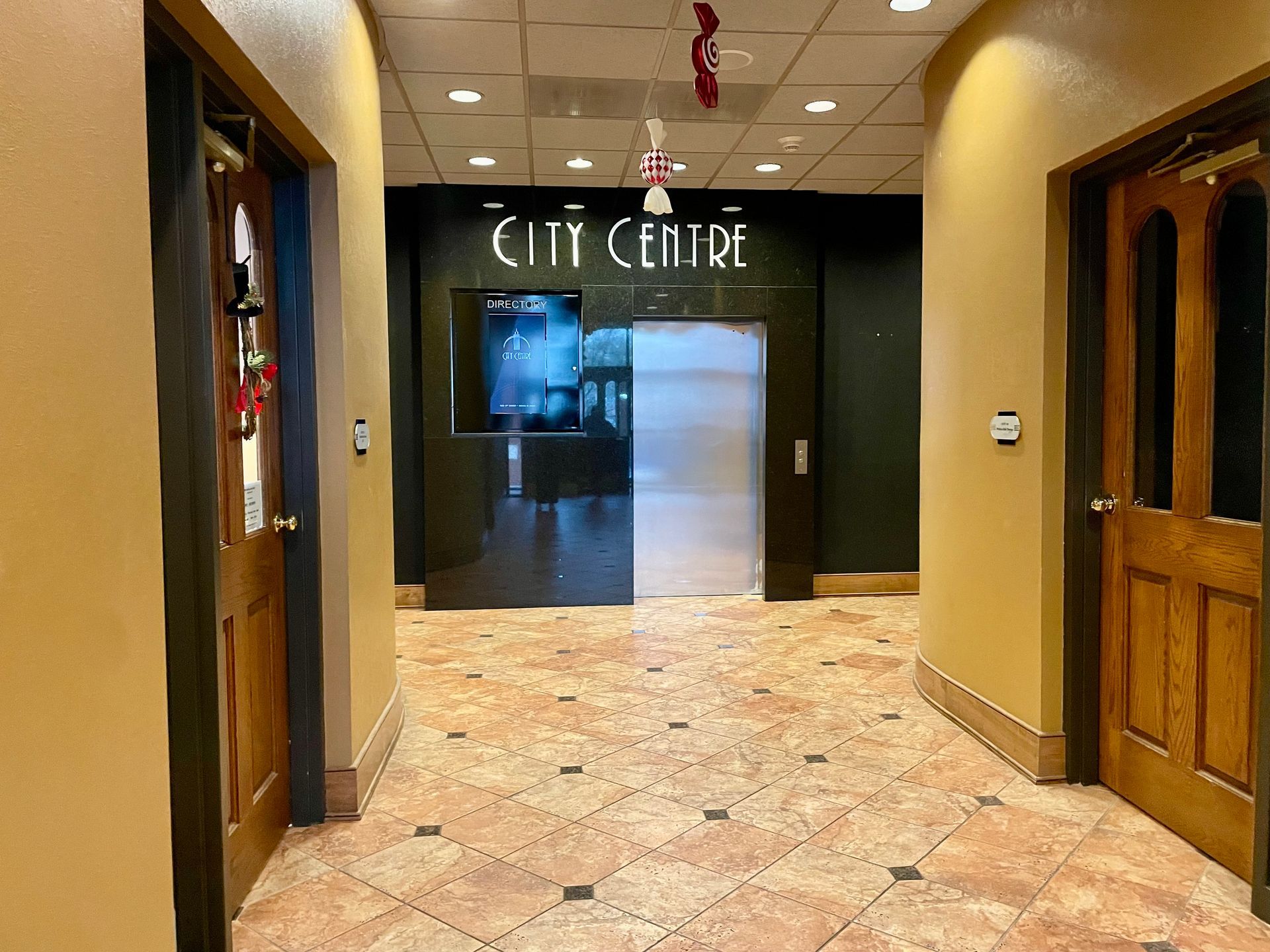 City Centre Elevator Entrance and Walkway