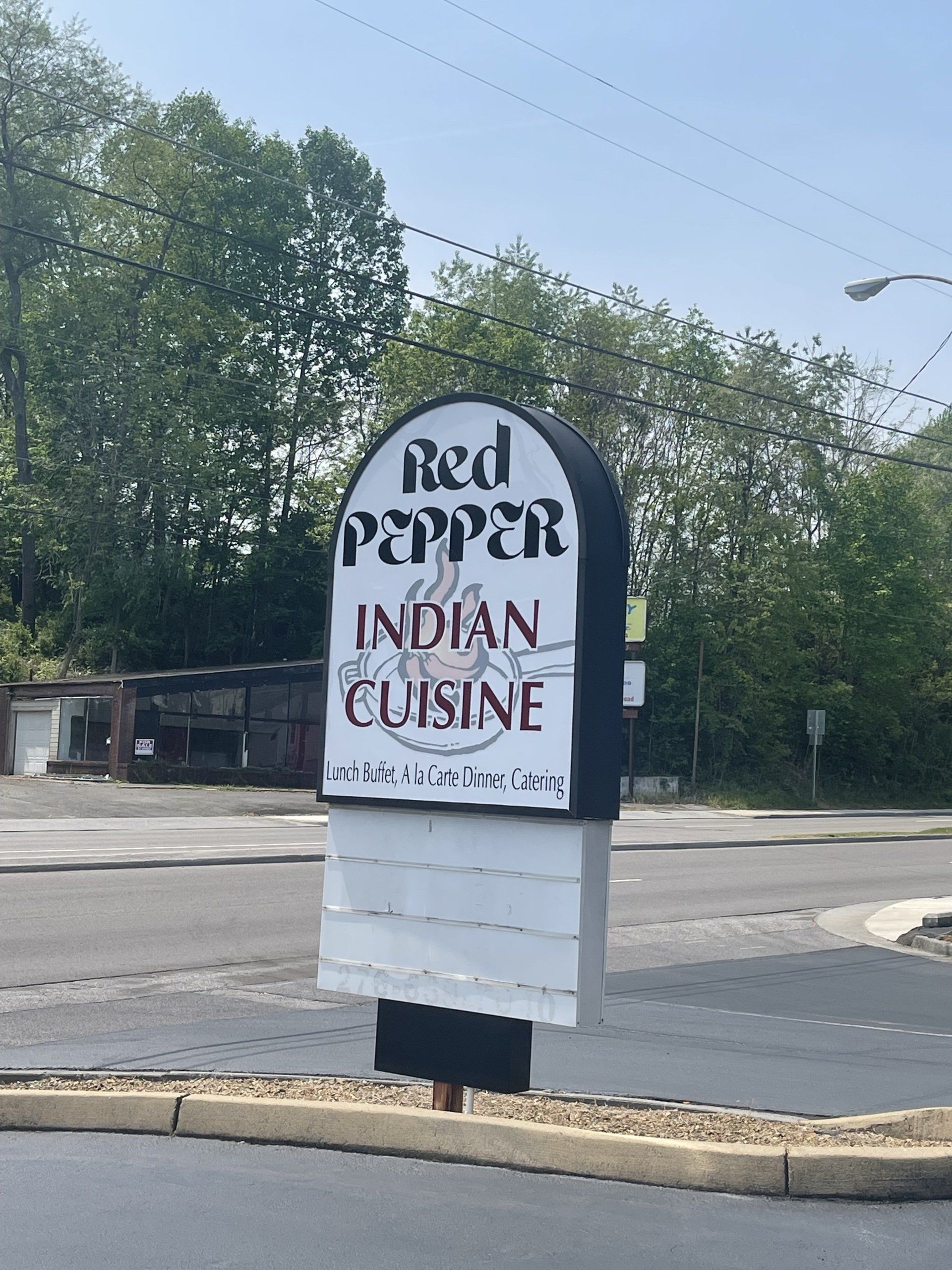 Red Pepper Indian Cuisine Sign