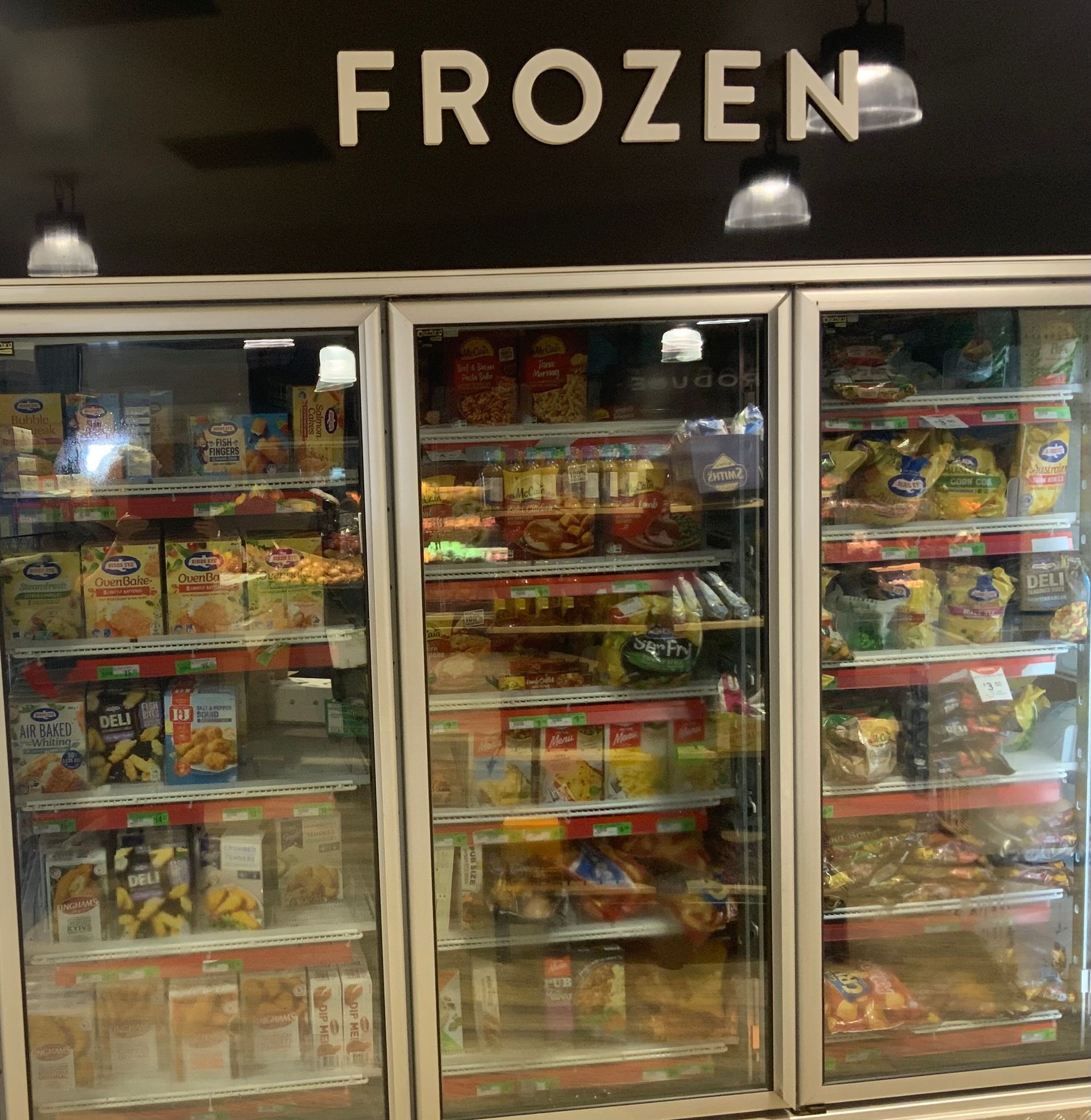 Frozen Foods in Supermarket Freezers — Cedar Park Supermarket In Taranganba, QLD