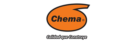 Se muestra un logotipo de Chema sobre un fondo blanco.