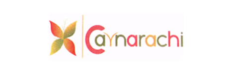 Un logotipo colorido para una empresa llamada Aynachi.