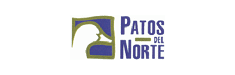 Un logotipo para Patos del Norte con un pato.