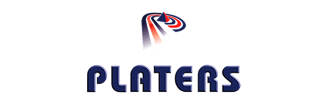 Se muestra un logotipo para placas sobre un fondo blanco.