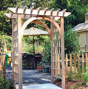 Outdoor Patio Contractors — Arbor And Garden Entrance in Fresno, CA