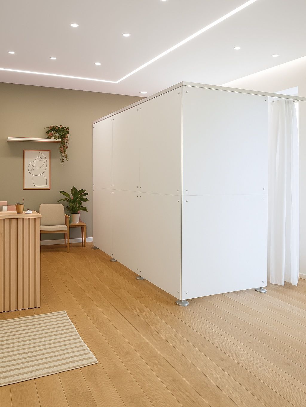 cabina modulare per centro estetico