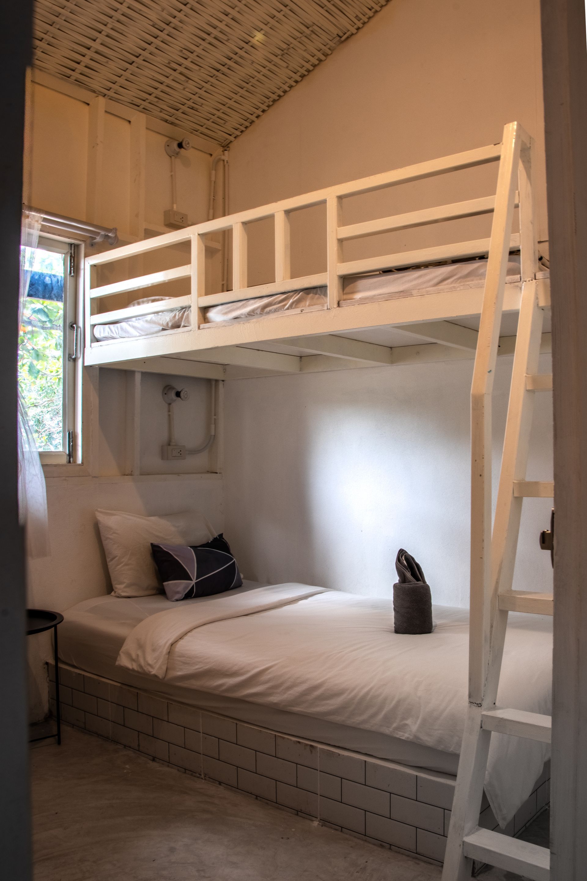 bunkbeds in bedroom2 in our family room, the boathouse