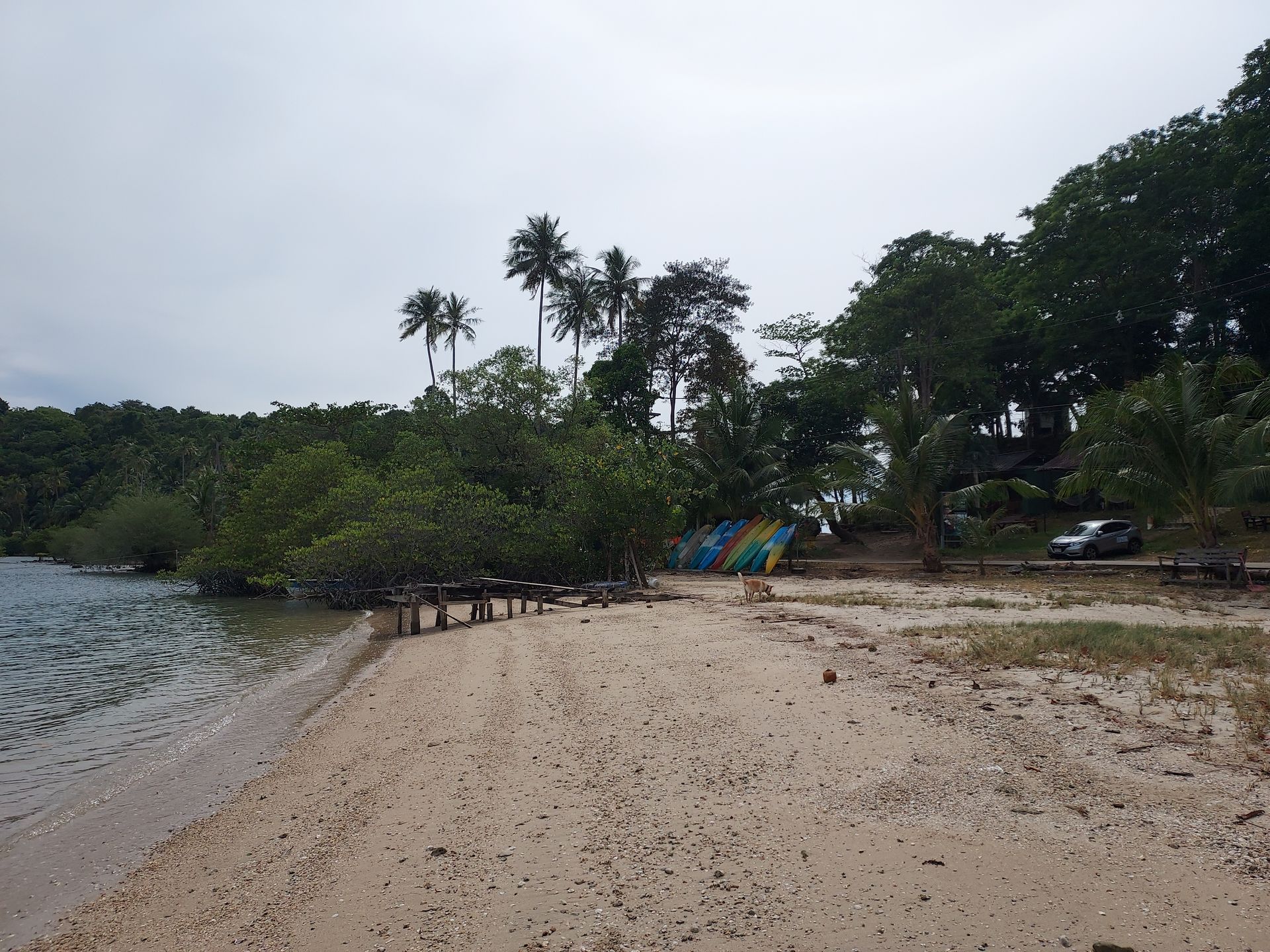 beach at cliff cottage resort