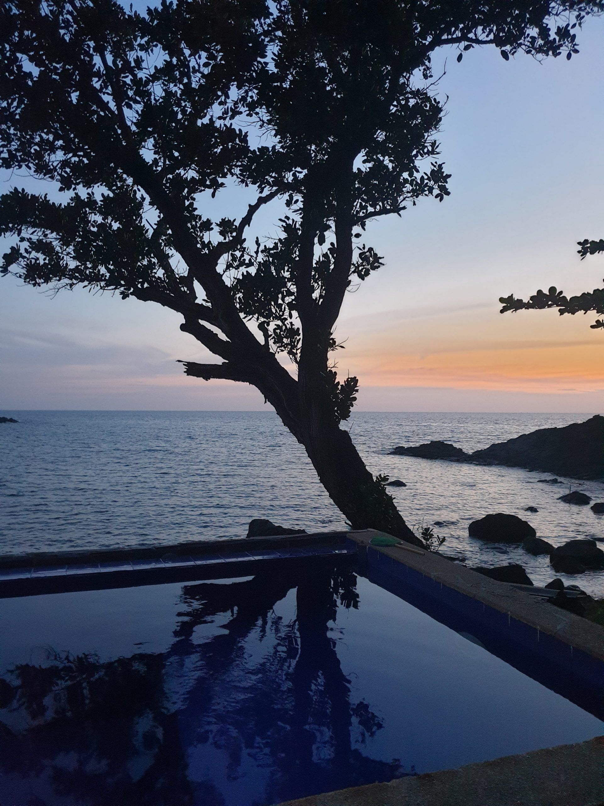 view from cliff cottage restaurant