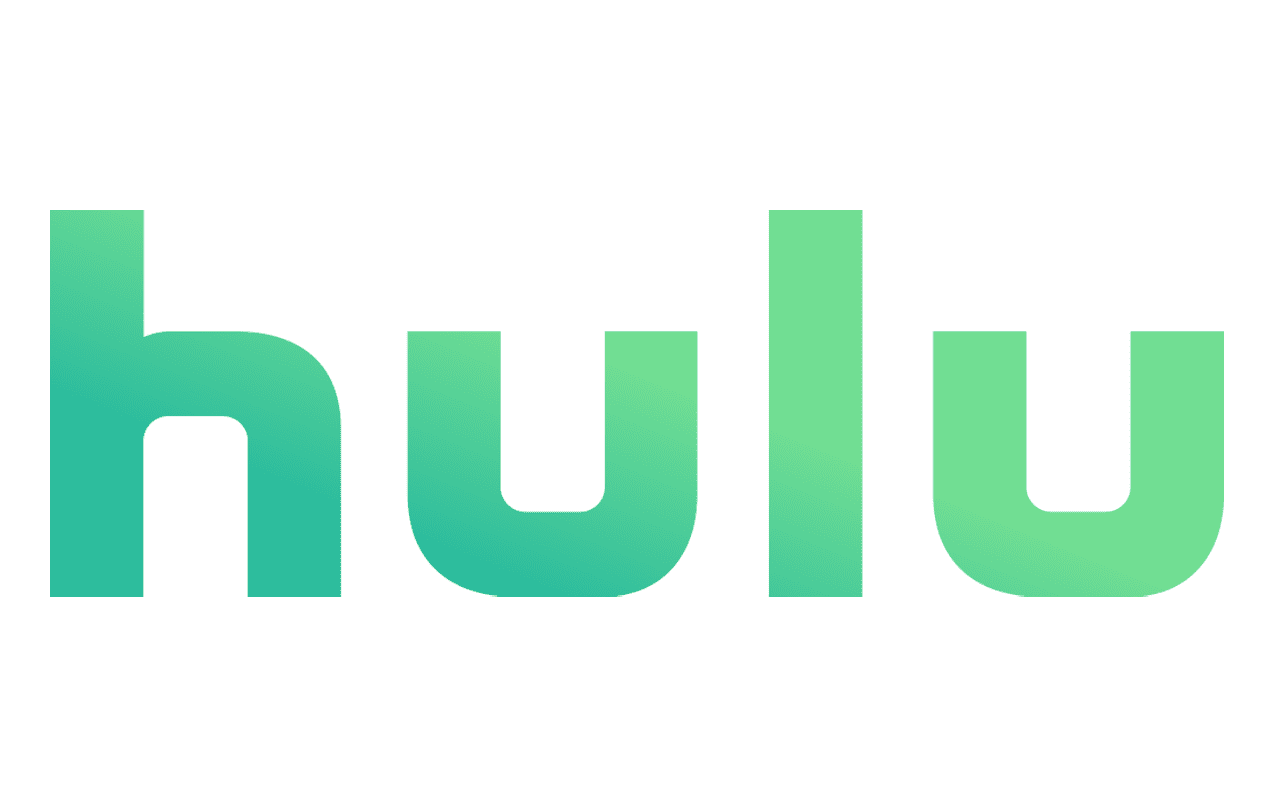 a green and white logo for hulu on a white background .