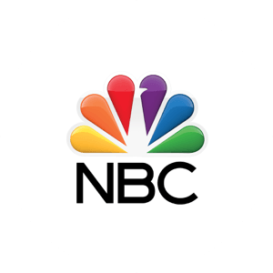 a colorful nbc logo on a white background