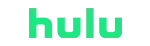 The hulu logo is green on a white background.