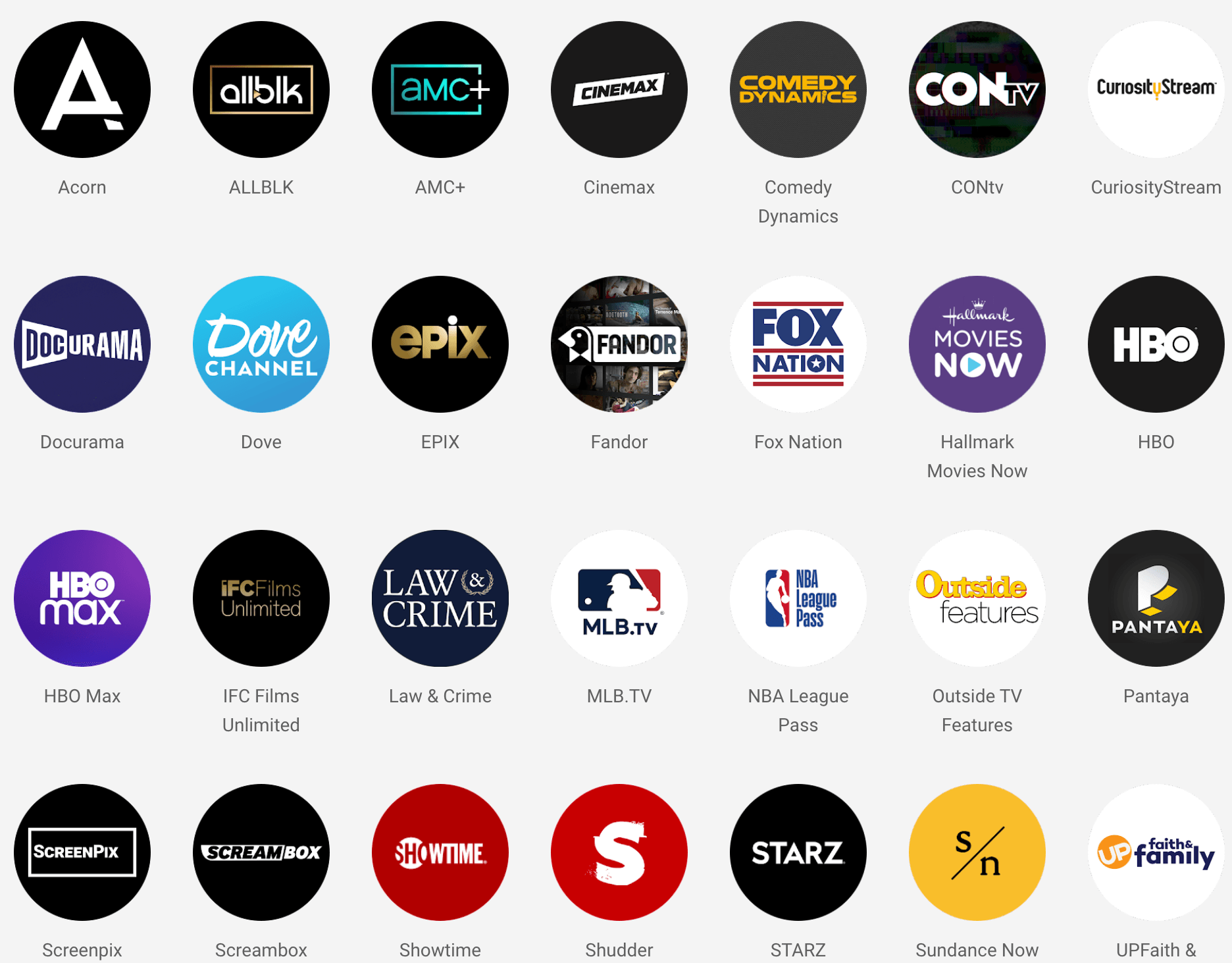a screenshot of a website with a bunch of logos on it