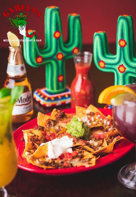 Nachos with Toppings — Amherst, MA — Garcia’s Mexican Restaurant & Bar