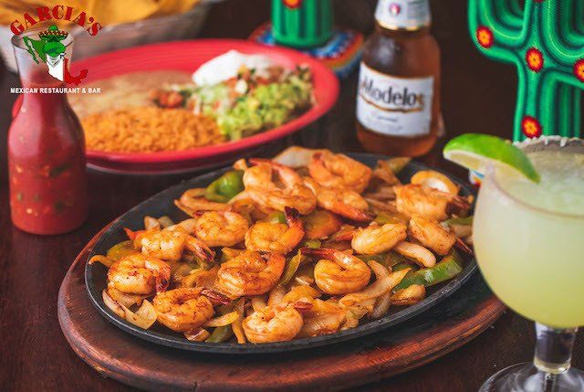 Shrimp on Plate — Amherst, MA — Garcia’s Mexican Restaurant & Bar