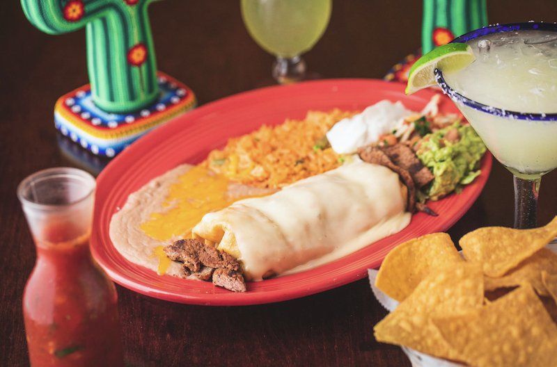 Chimichanga with Sides — Amherst, MA — Garcia’s Mexican Restaurant & Bar