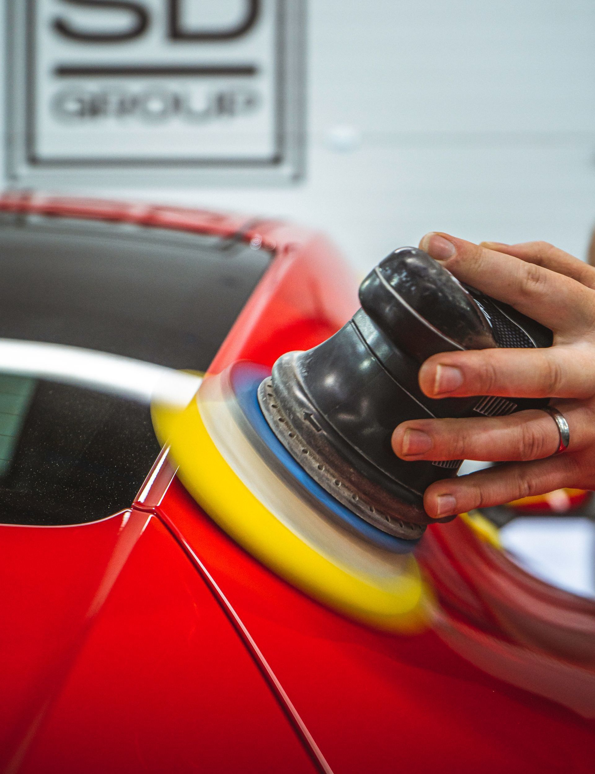 Porsche 991 being Polish by callum at spotless detailing group perth 