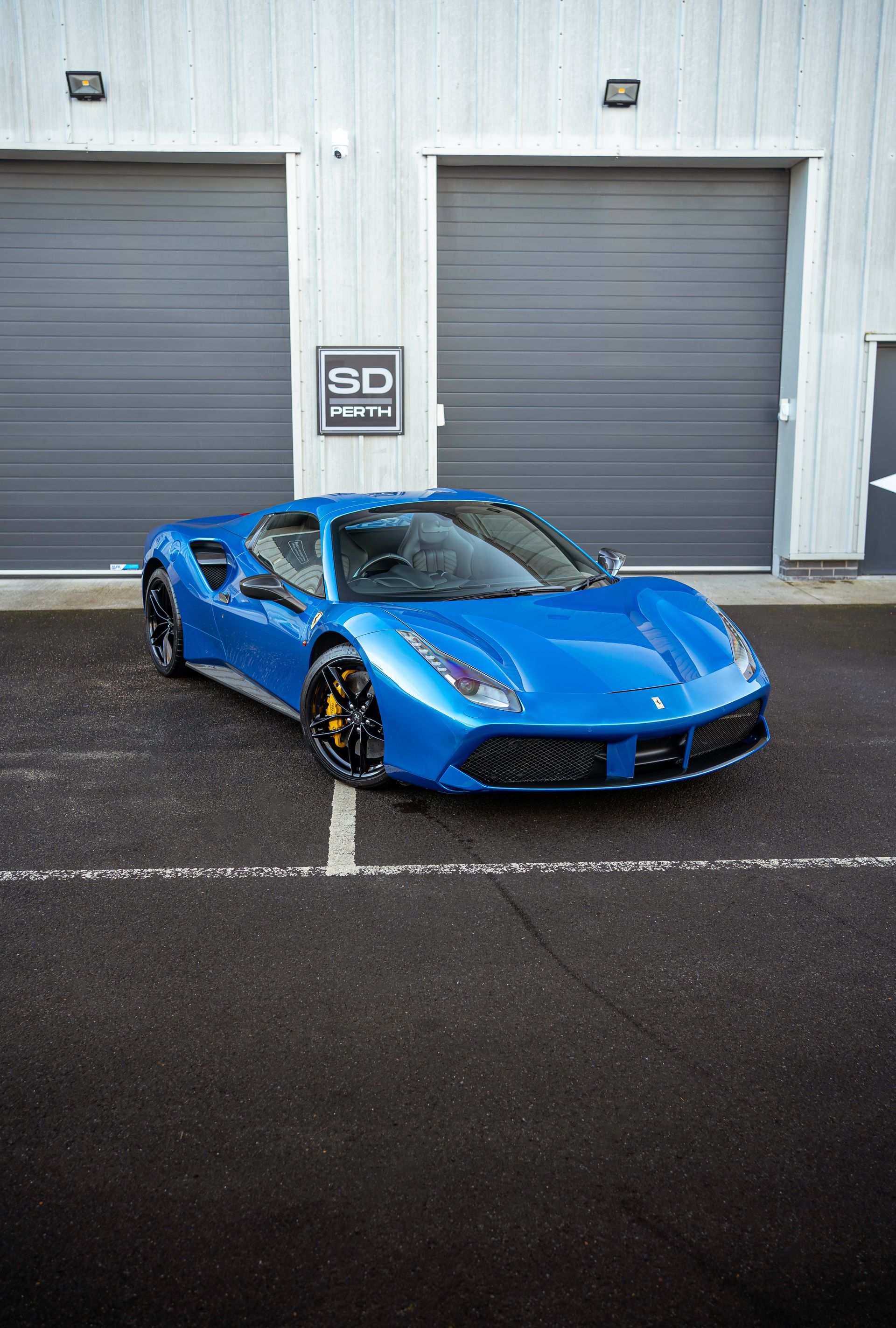 Spotless Detailing Group Ferrari Spider Gtechniq Crystal Serum Light Exo v5 Ceramic Coating Perth Elgin