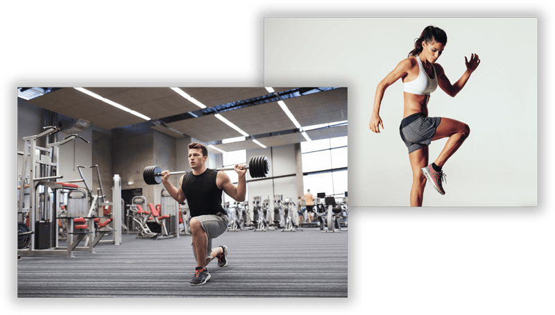 People working out