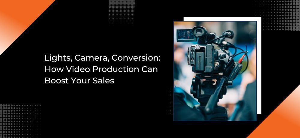 Video camera on tripod