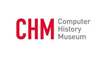 CHM logo with red “CHM” and gray “Computer History Museum” text on a white background